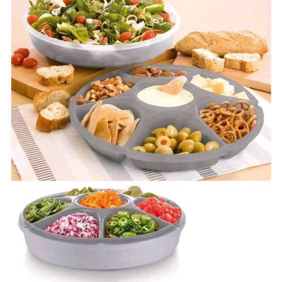 Tupperware Kitchen Tupperware Serving Center Gray Color Poshmark